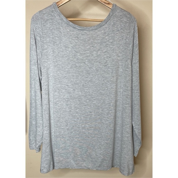 New Melrose And Market Twist Front Long Sleeve Top Size 2X - Picture 9 of 15